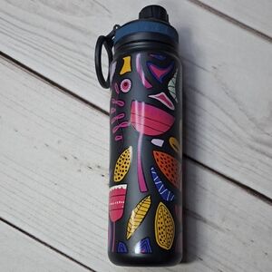 Tabitha Brown Black Stainless Steel Bottle